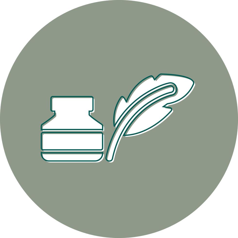 Quill And Ink Vector Icon 20287673 Vector Art at Vecteezy