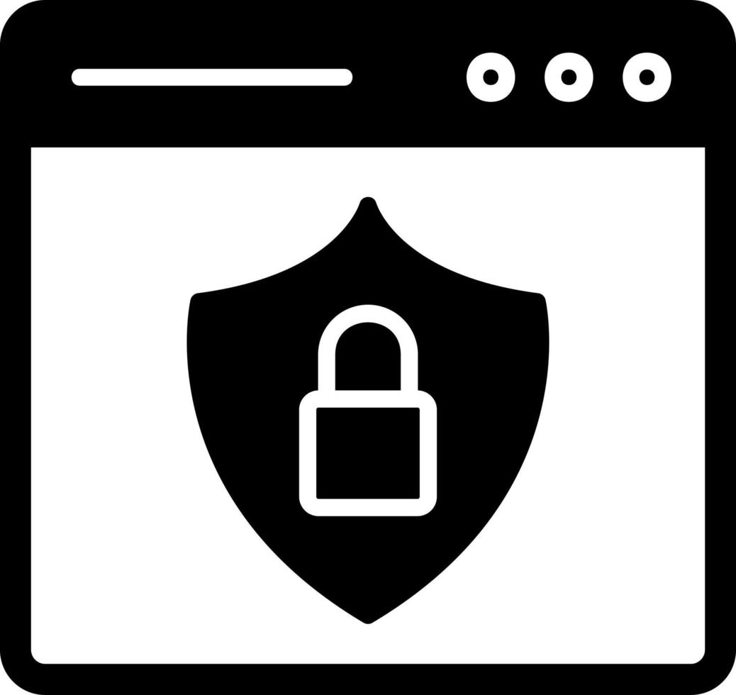 Web Security Vector Icon