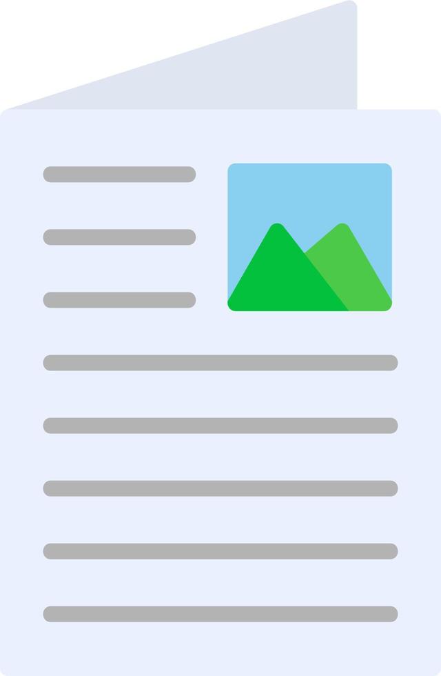 Flyer Vector Icon