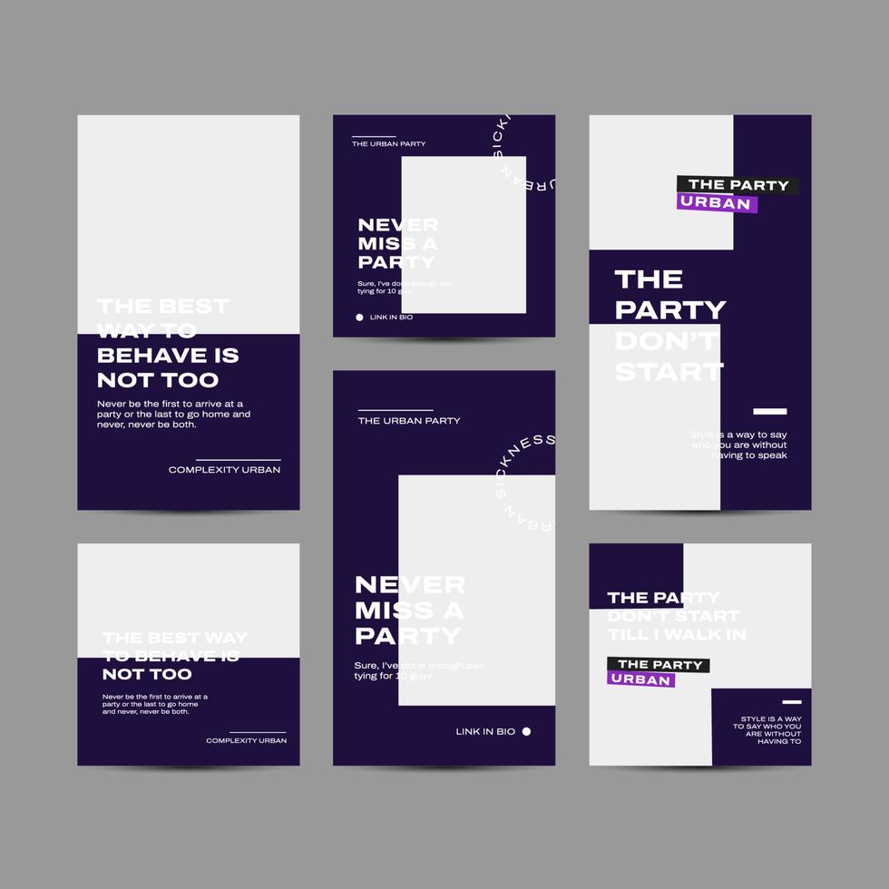 Modern and Simple yet Editable Post Template Social Media Banners for Digital Marketing vector