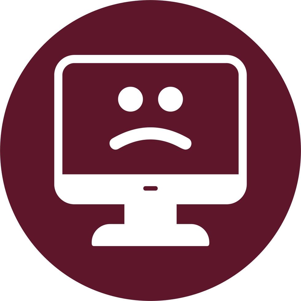 Blue Screen Vector Icon