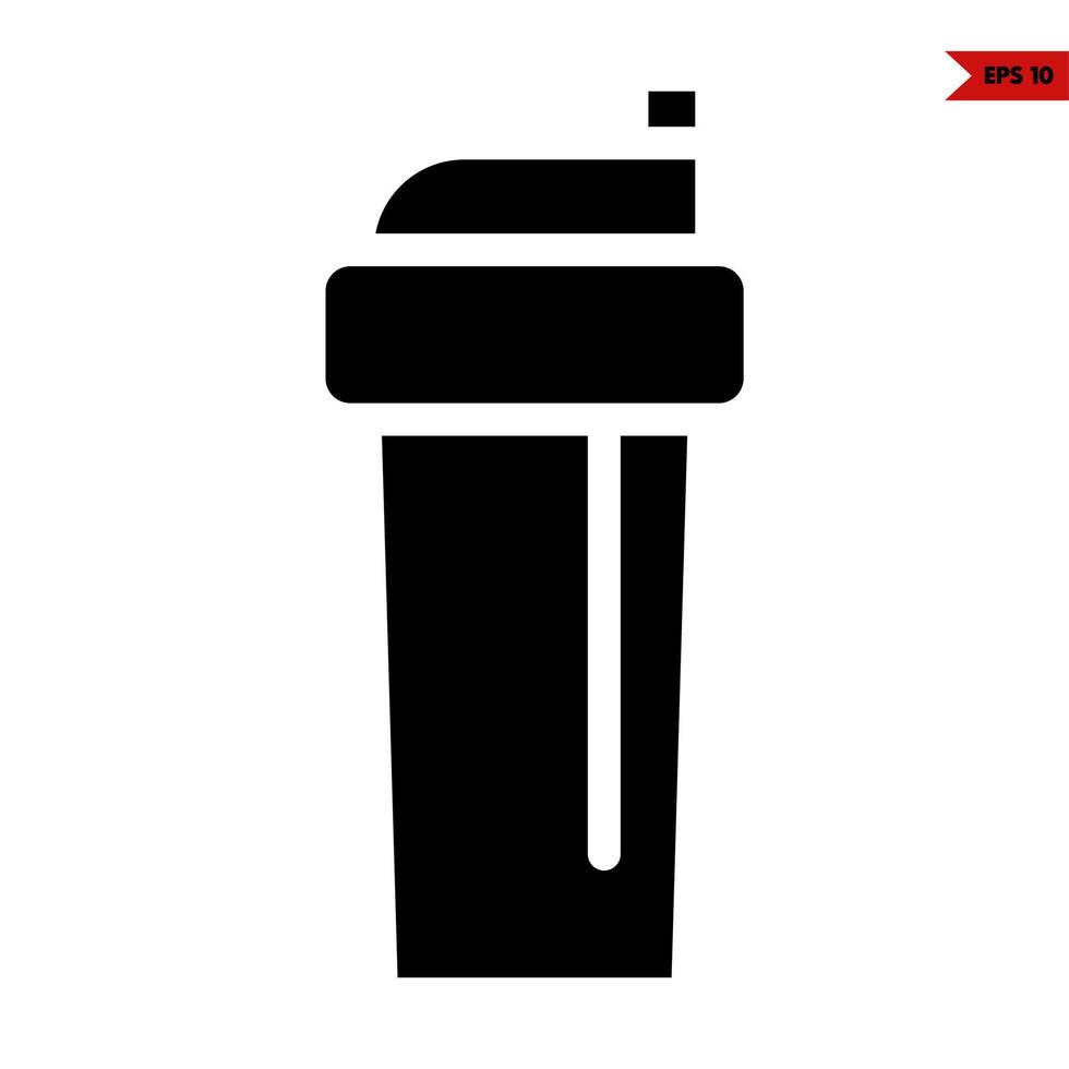 bottle drink glyph icon vector