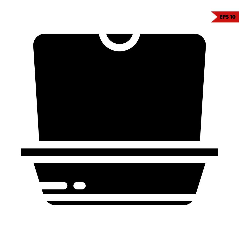 basket glyph icon vector