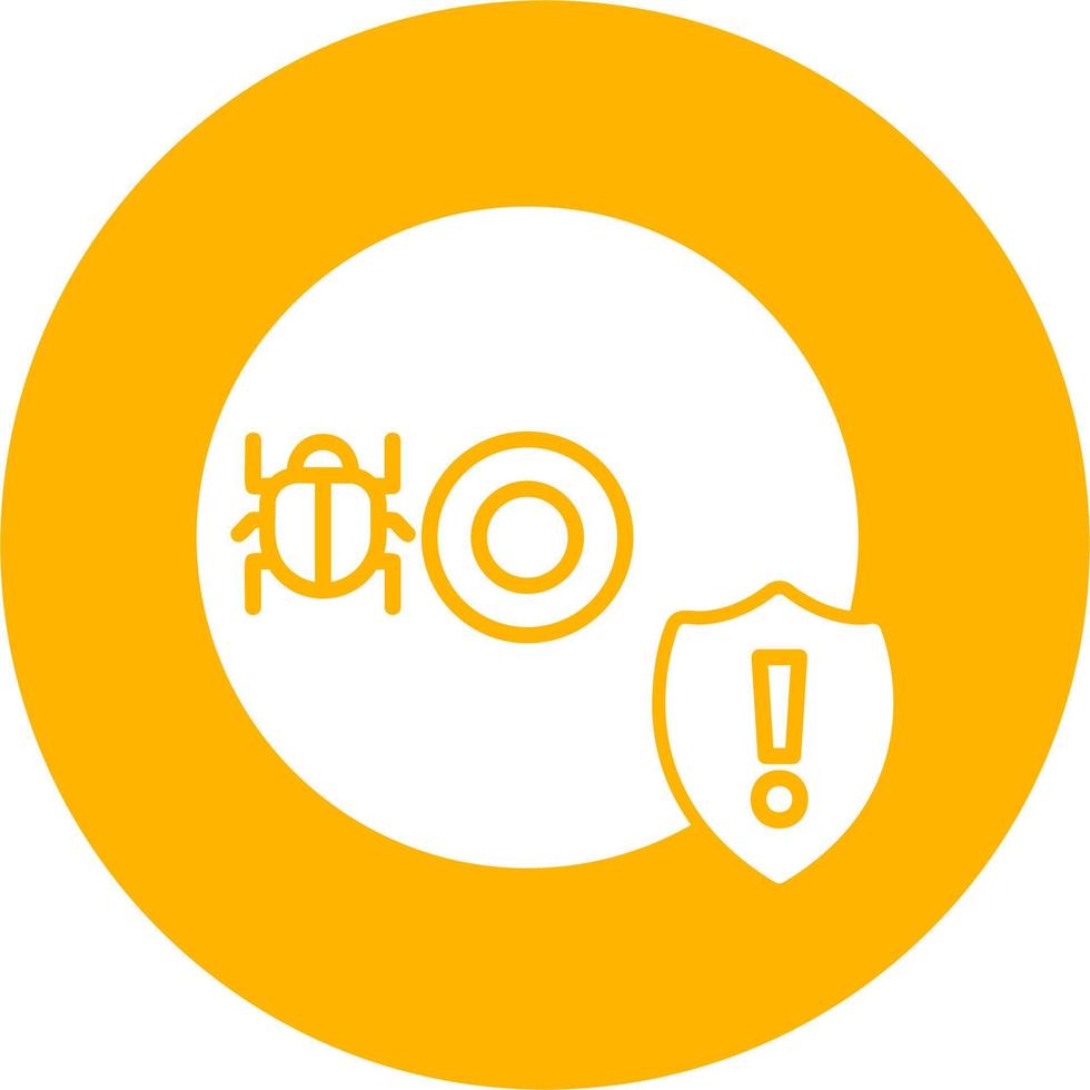 Cd Virus Vector Icon