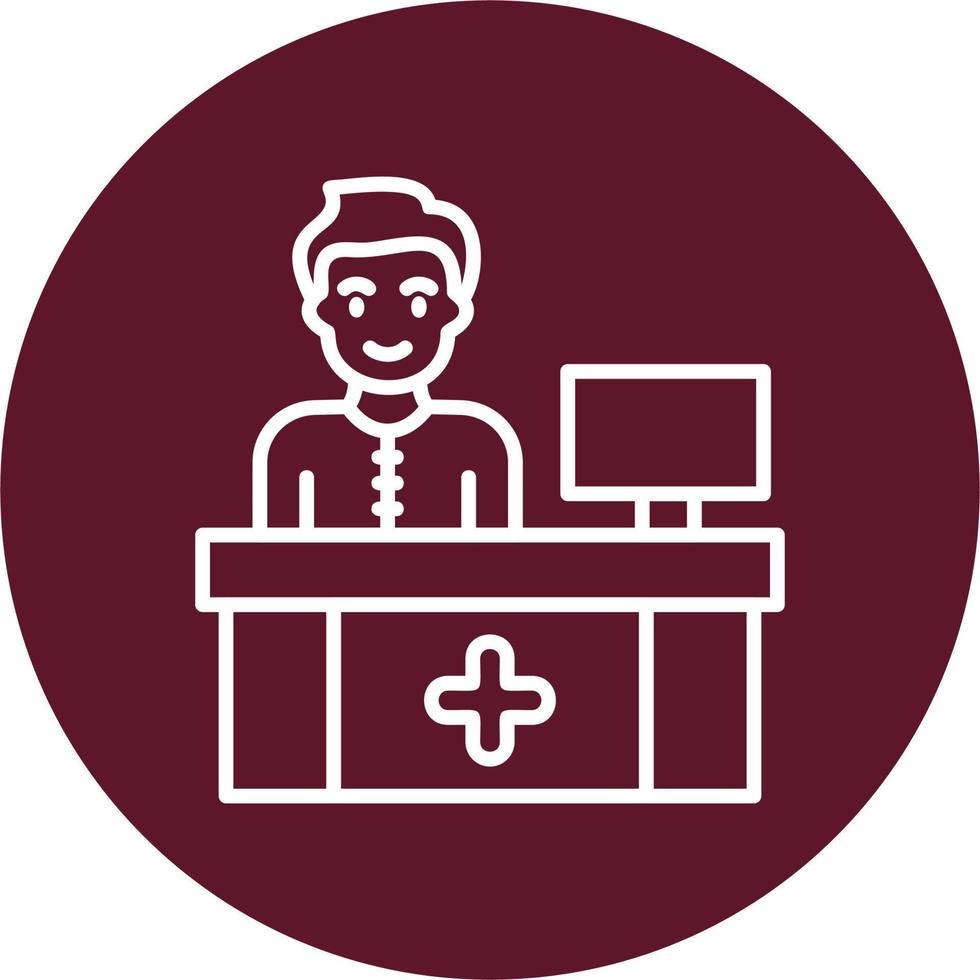 Receptionist Vector Icon 20288628 Vector Art at Vecteezy