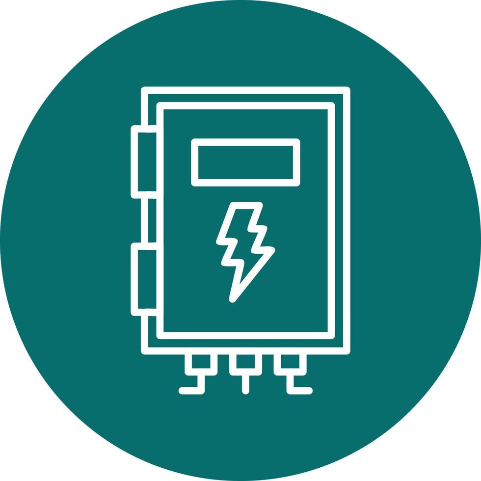 High Voltage Box Vector Icon