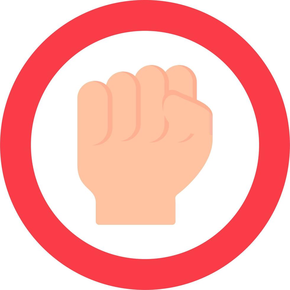 No Racism Vector Icon