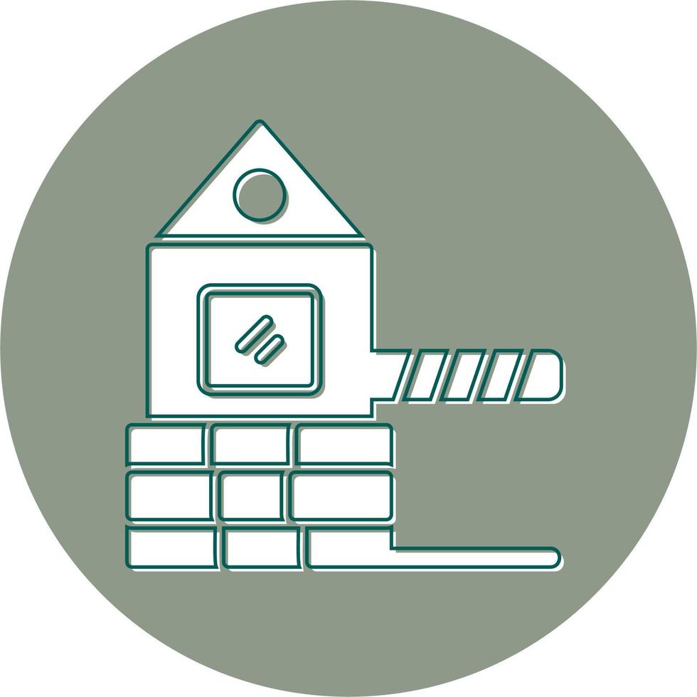 Military Barrier Vector Icon