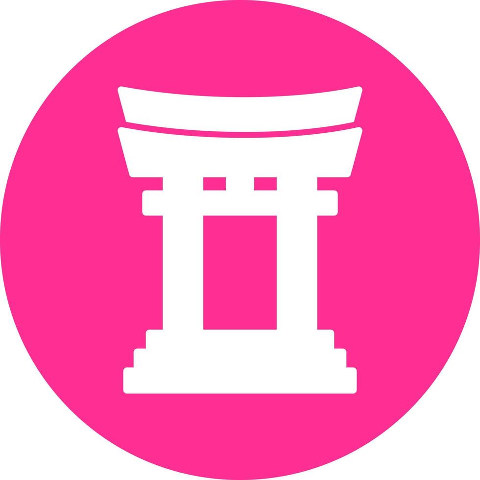 Torii Gate Vector Icon