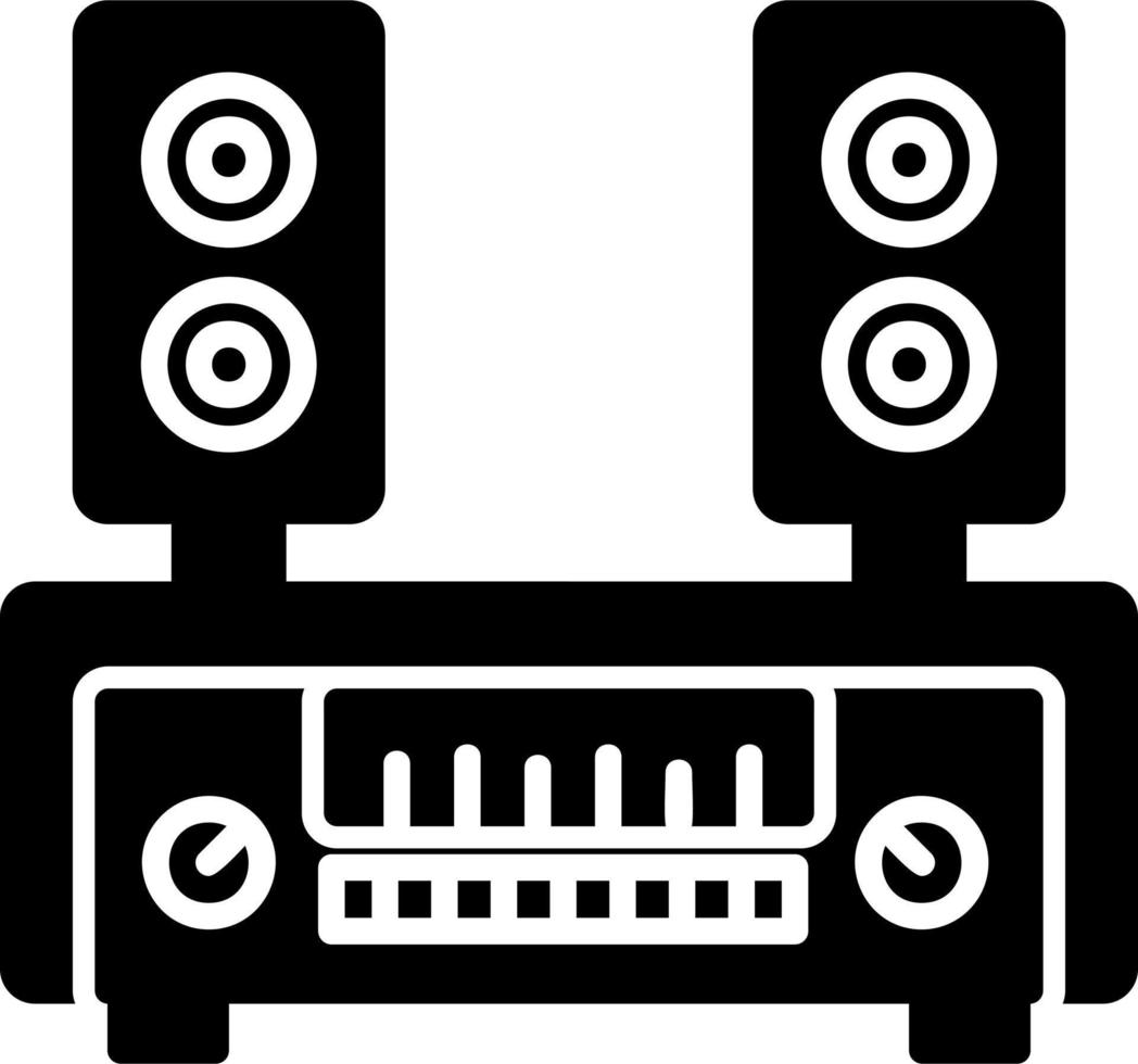 icono de vector de altavoces