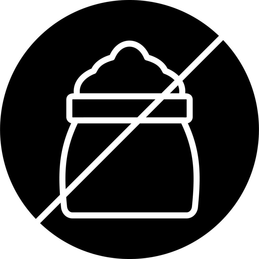 No Sugar Vector Icon