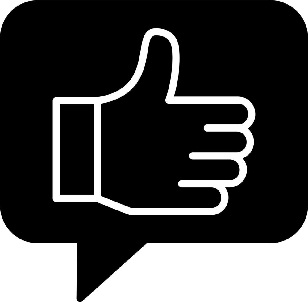 Thumbs Up Vector Icon