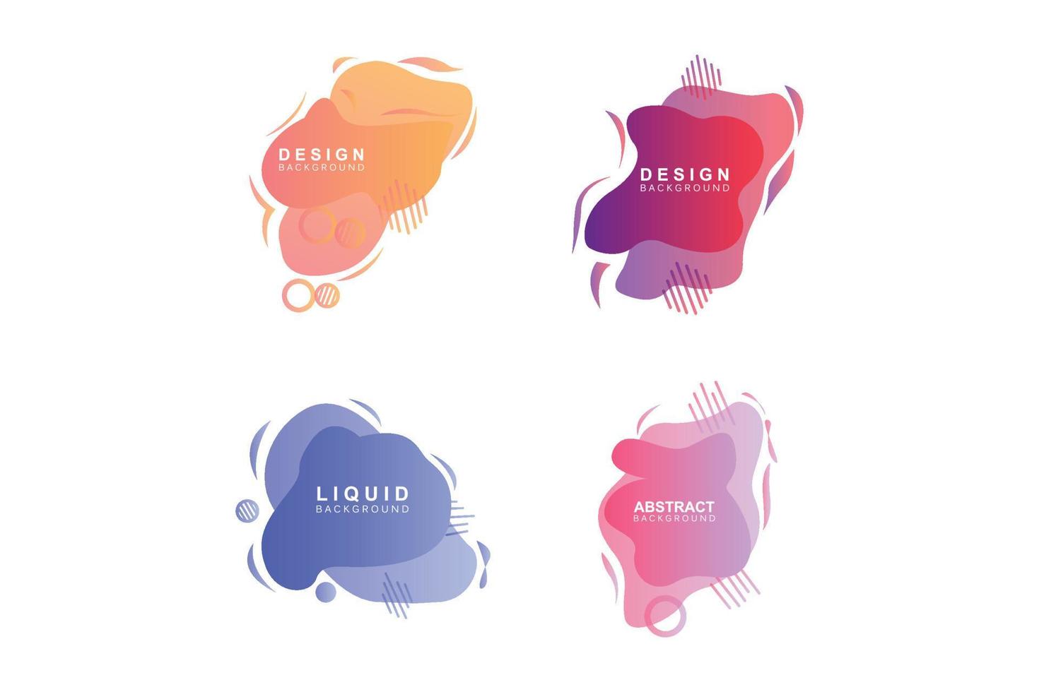 Liquid Background, Gradient Bubble Vector, Logo Template Banner And Abstract Wallpaper Poster vector
