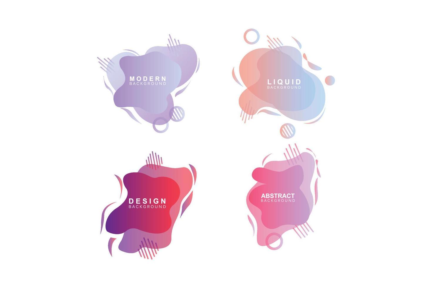 Liquid Background, Gradient Bubble Vector, Logo Template Banner And Abstract Wallpaper Poster vector