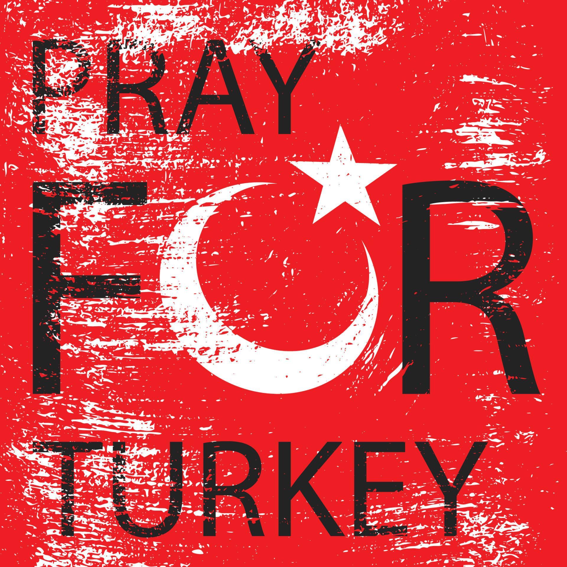 Grunge square Turkey poster, pray for Turkey, vector illustration, post, banner 20289912 Vector