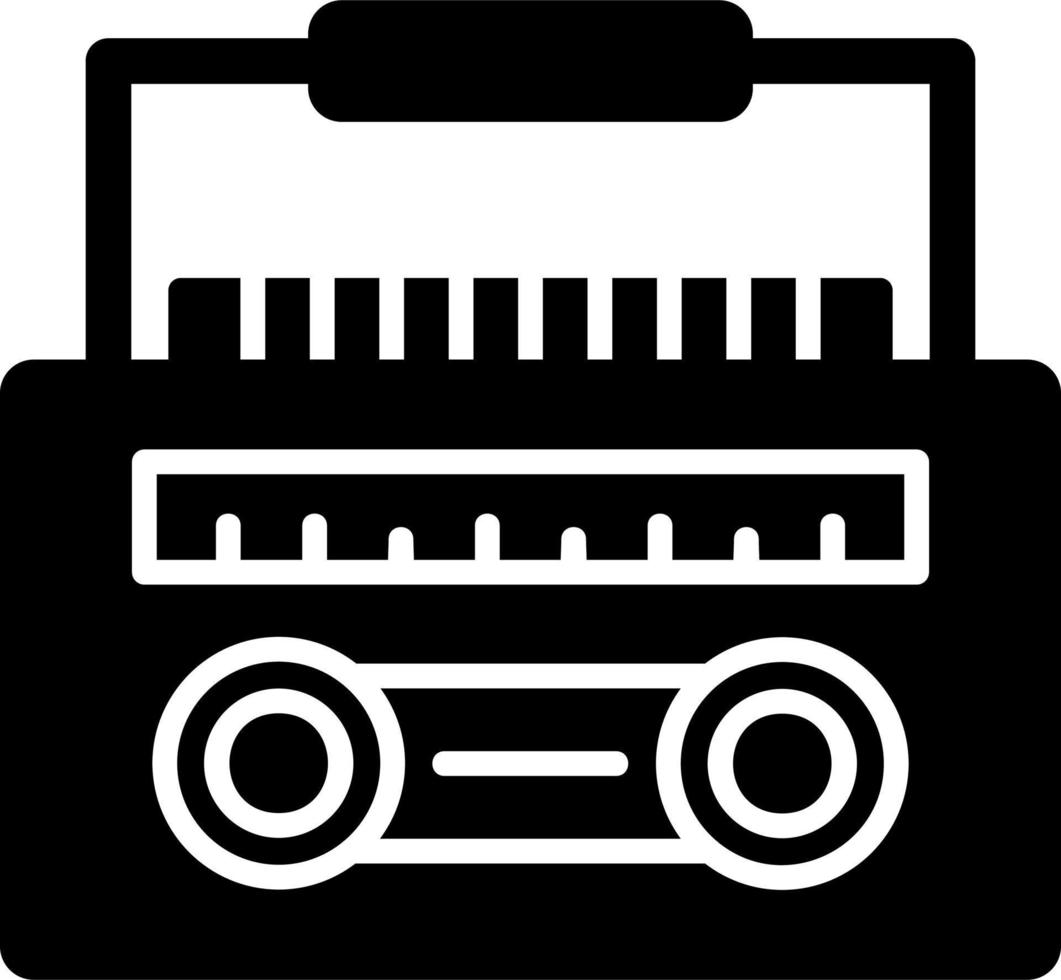 Radio Cassette Vector Icon