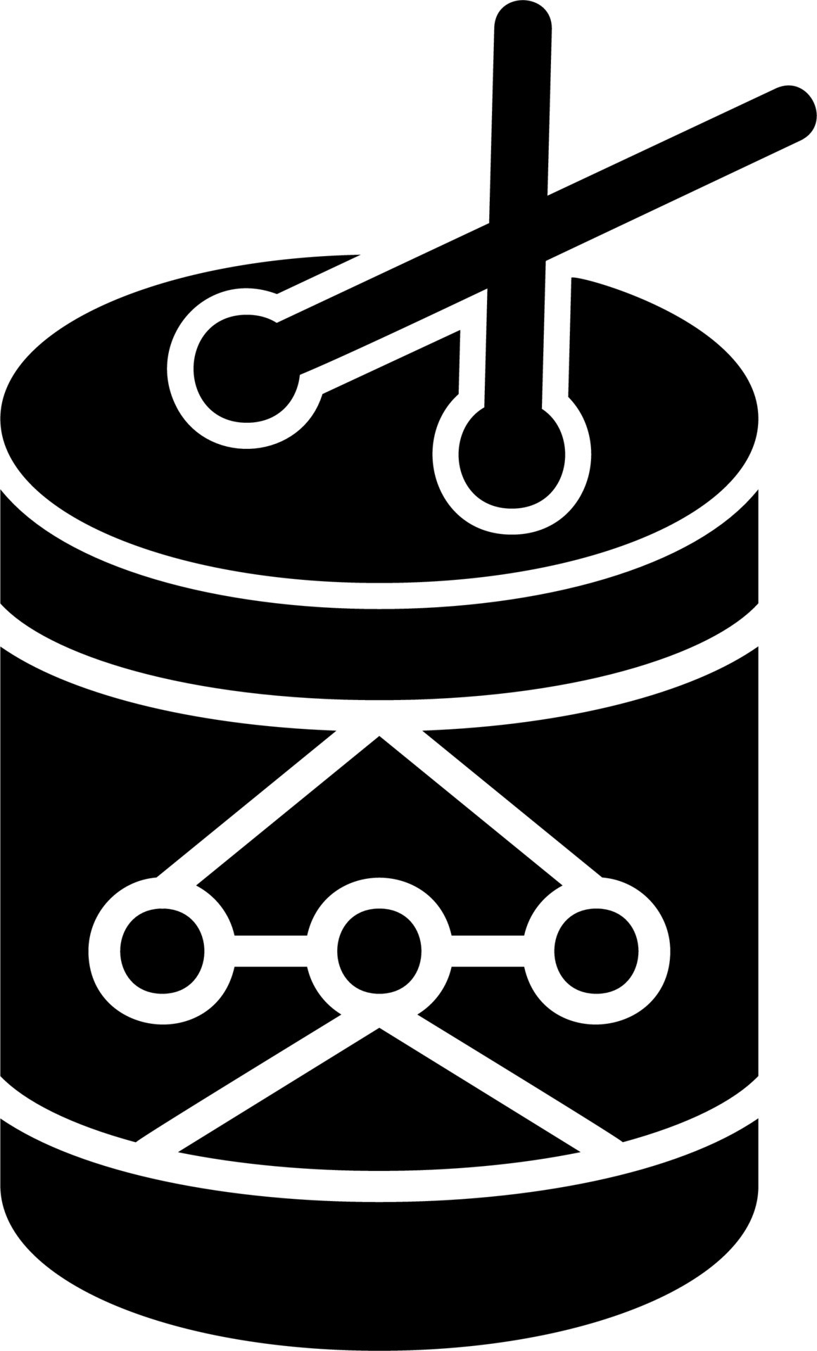 Drums Vector Icon 20290108 Vector Art at Vecteezy