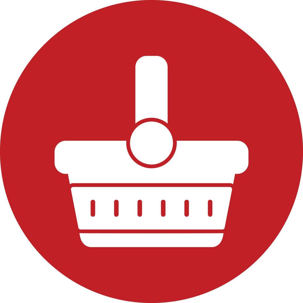 Picnic Basket Vector Icon