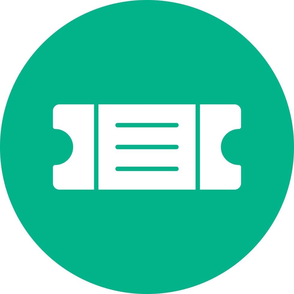 Ticket Vector Icon