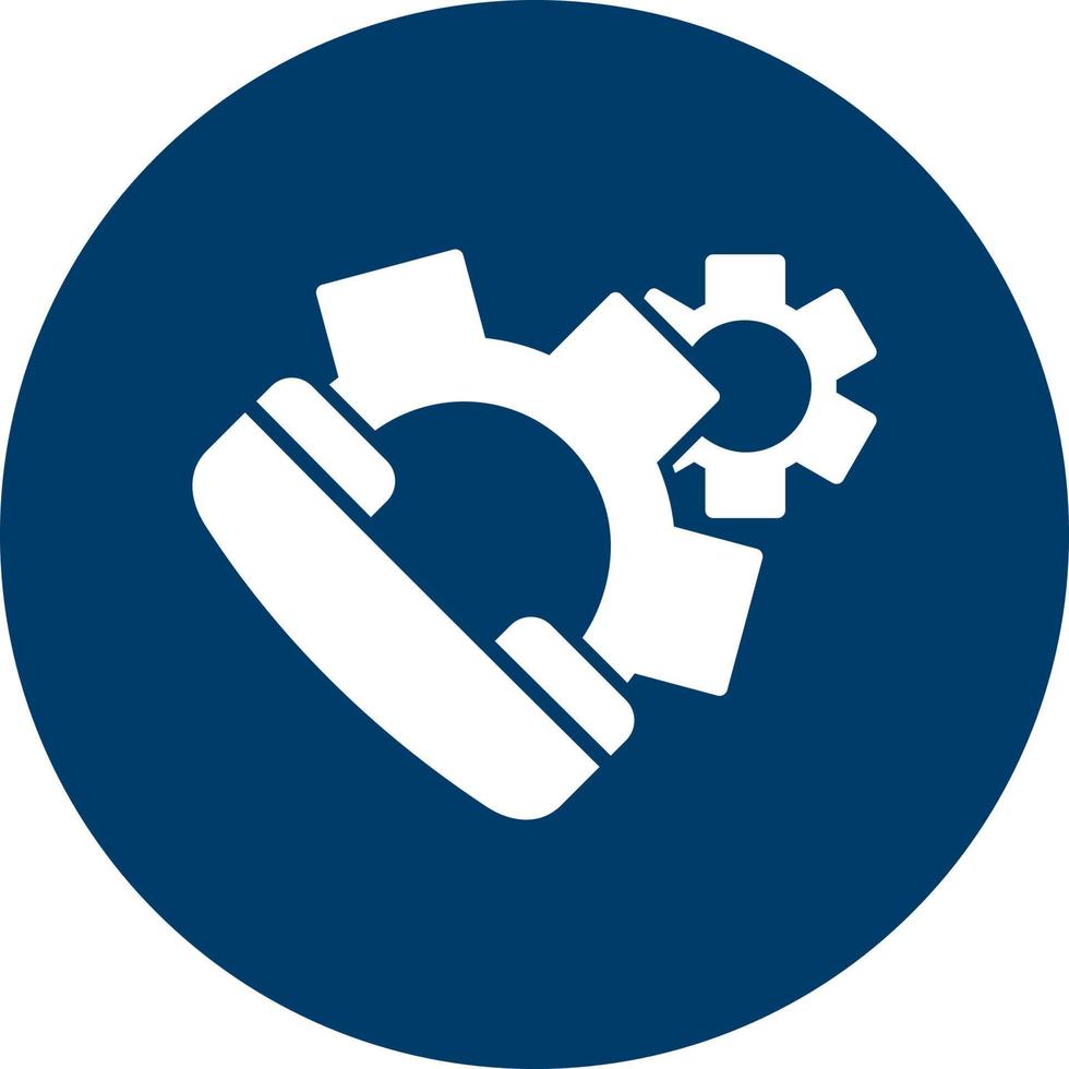 Call Settings Vector Icon