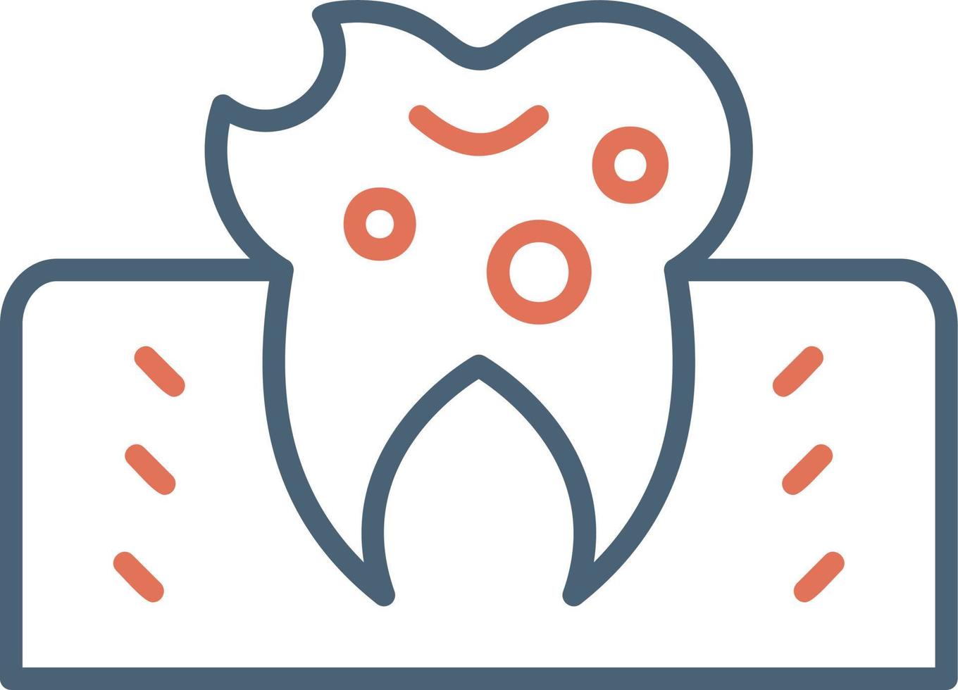 Cavity Vector Icon