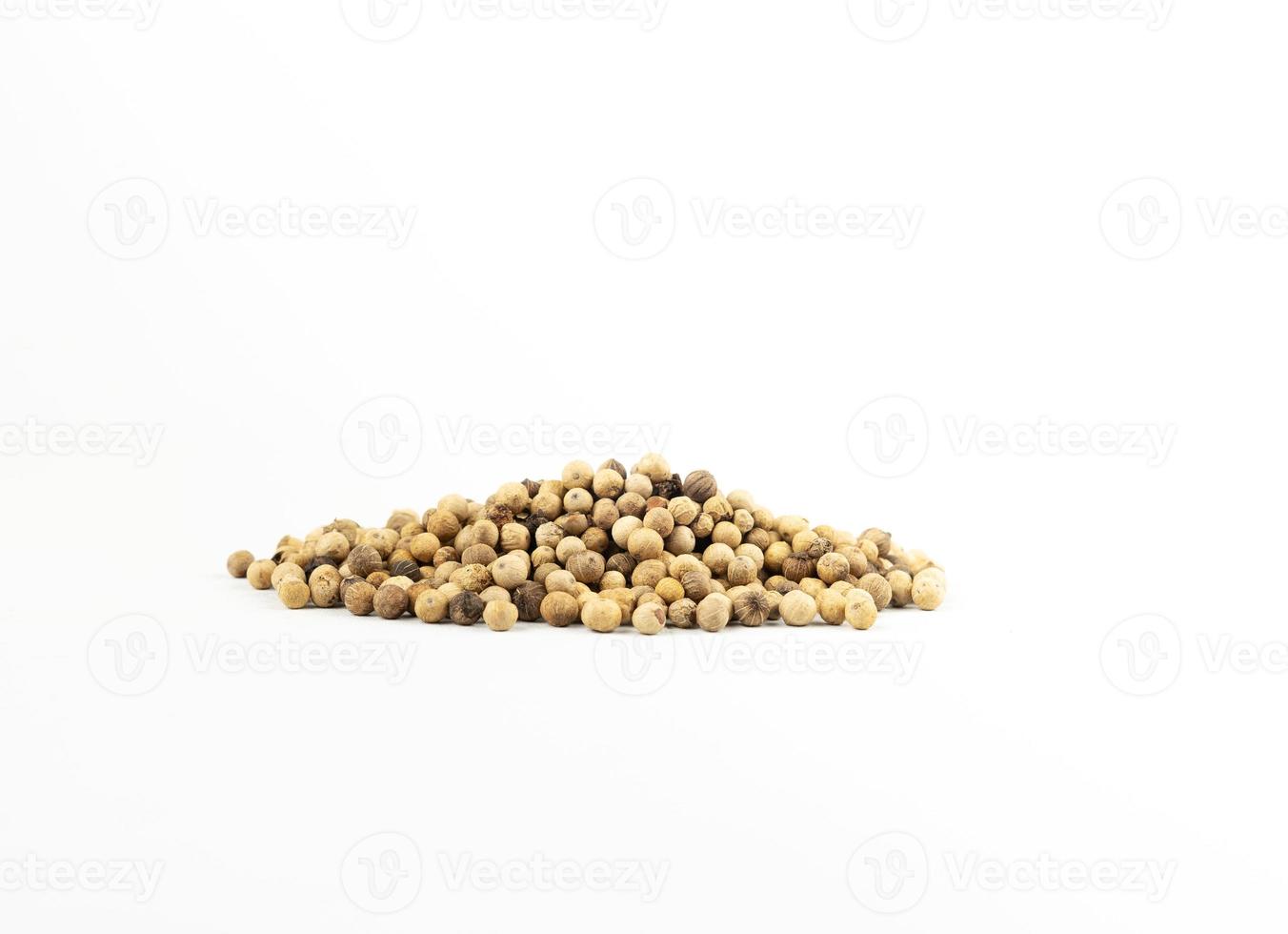 Pepper seeds isolated in clipping path photo