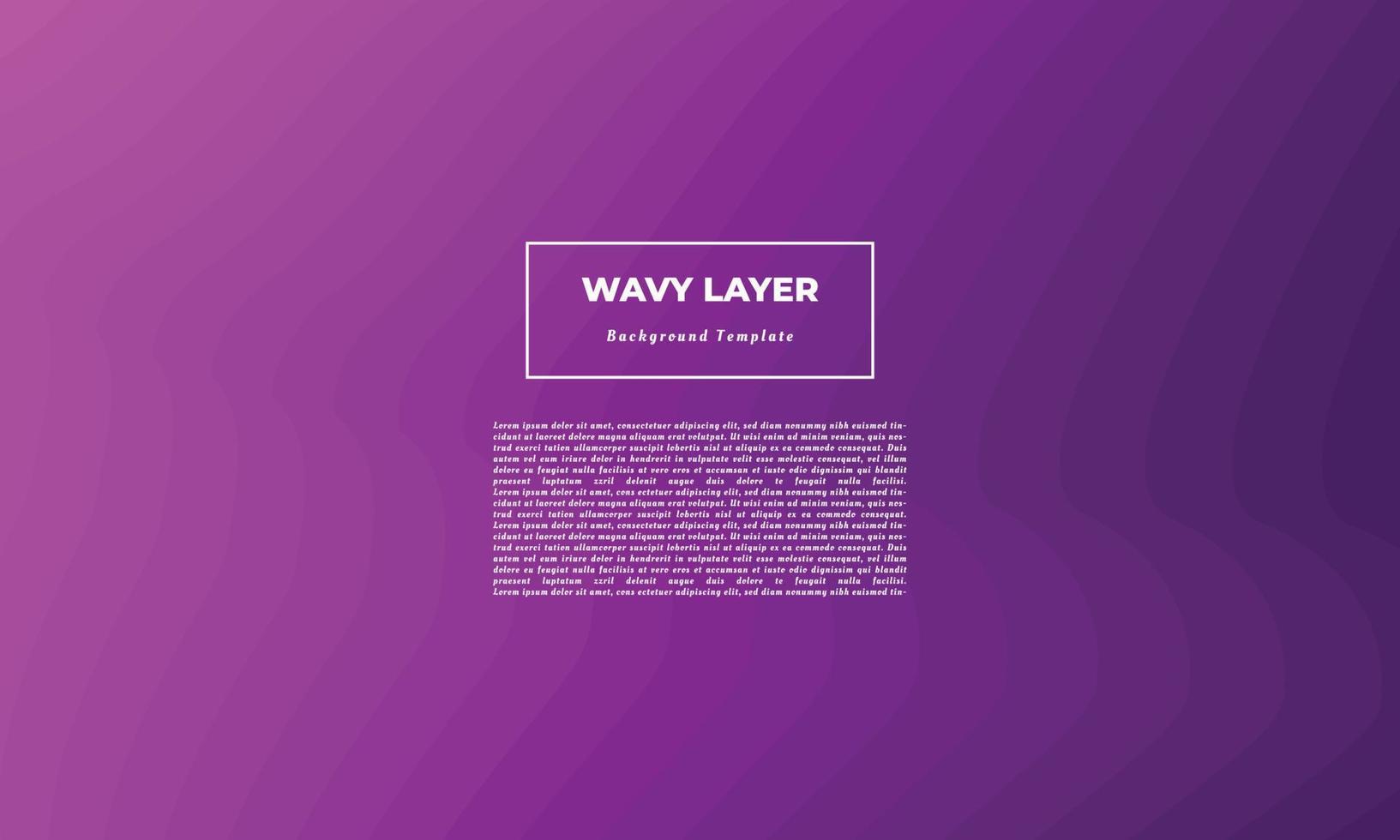 Purple gradient layer background template copy space for poster, landing page, business card, or banner vector
