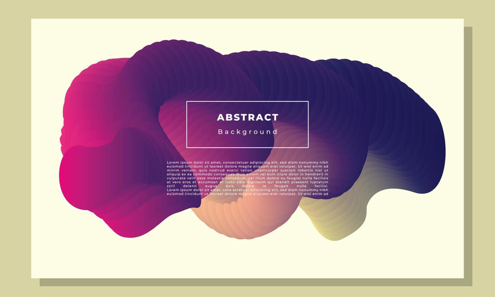 Colorful and abstract background template copy space for poster, banner, landing page, flyer, brochure, or cover vector
