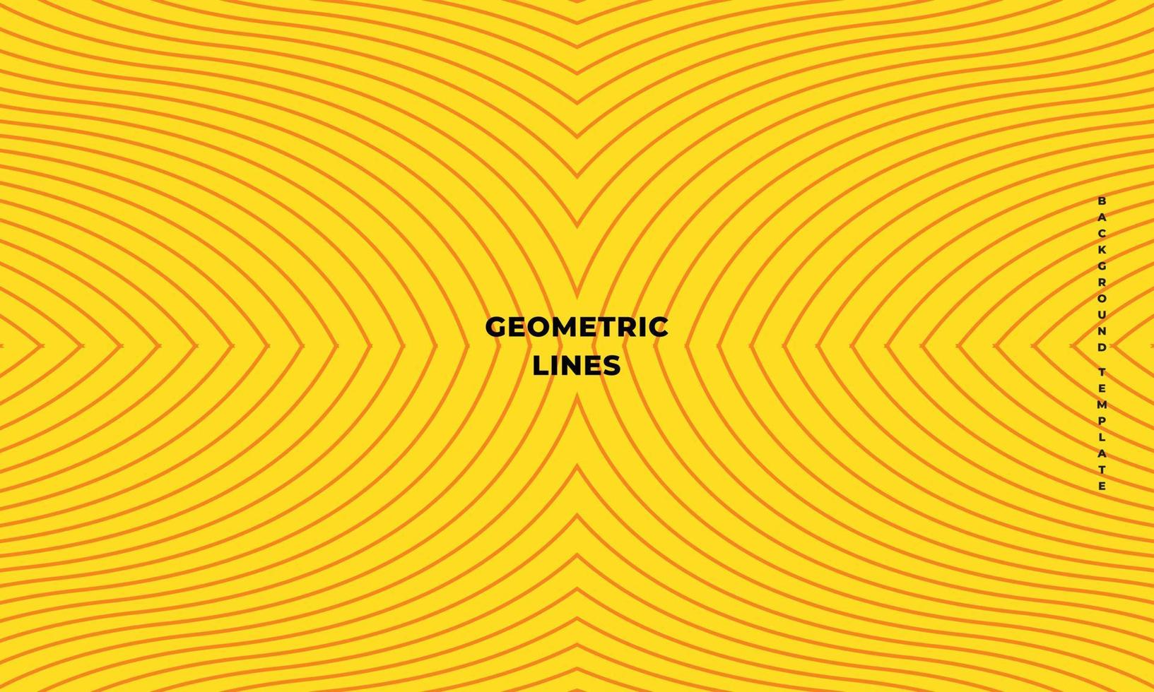 Yellow background with line pattern  template copy space for poster, landing page, business card, or banner vector