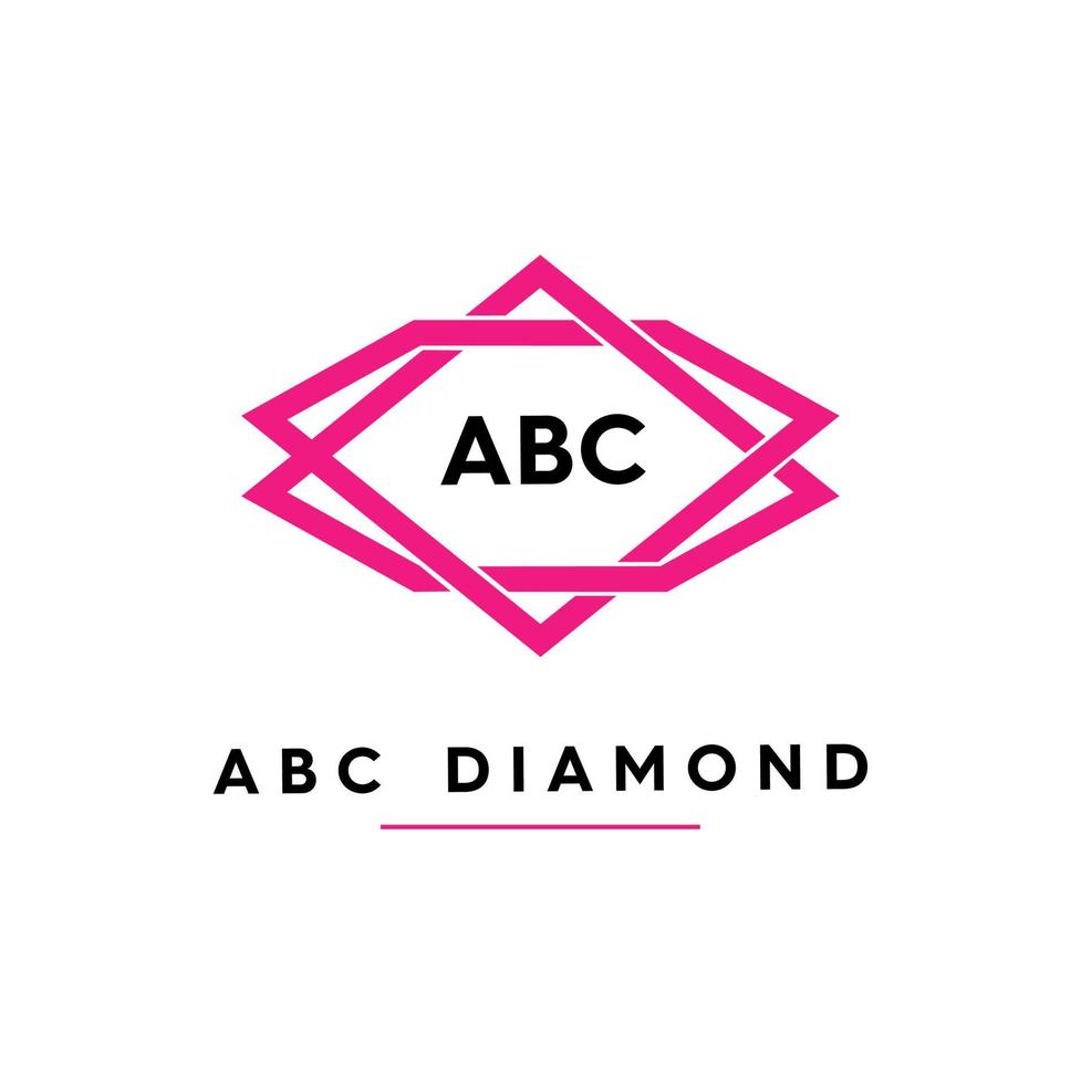 two diamonds logo. diamonds company logo with diamond symbol. vector