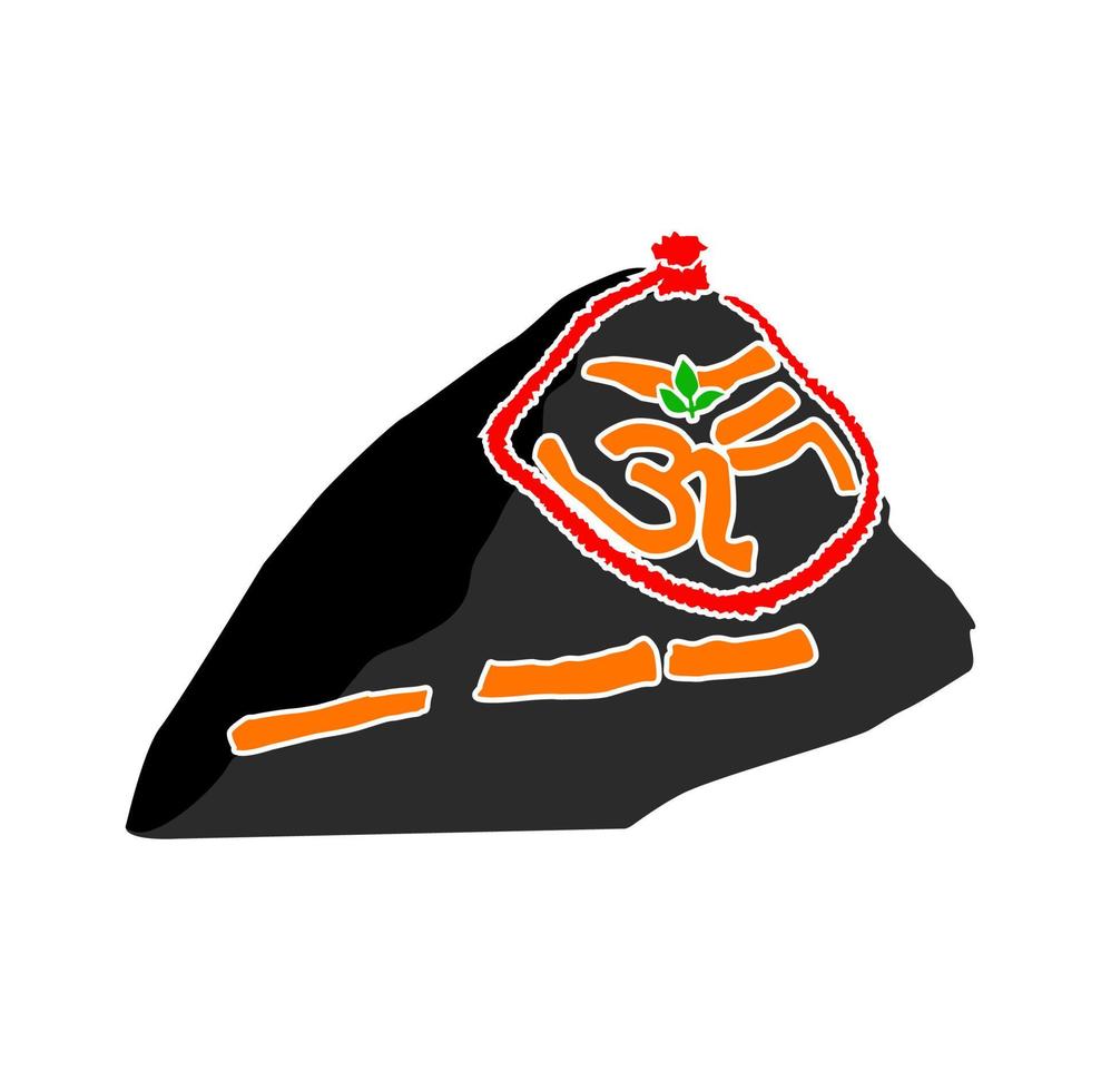 Lord Shiva Kedarnath shiv ling vector. Kedarnath dham vector. vector