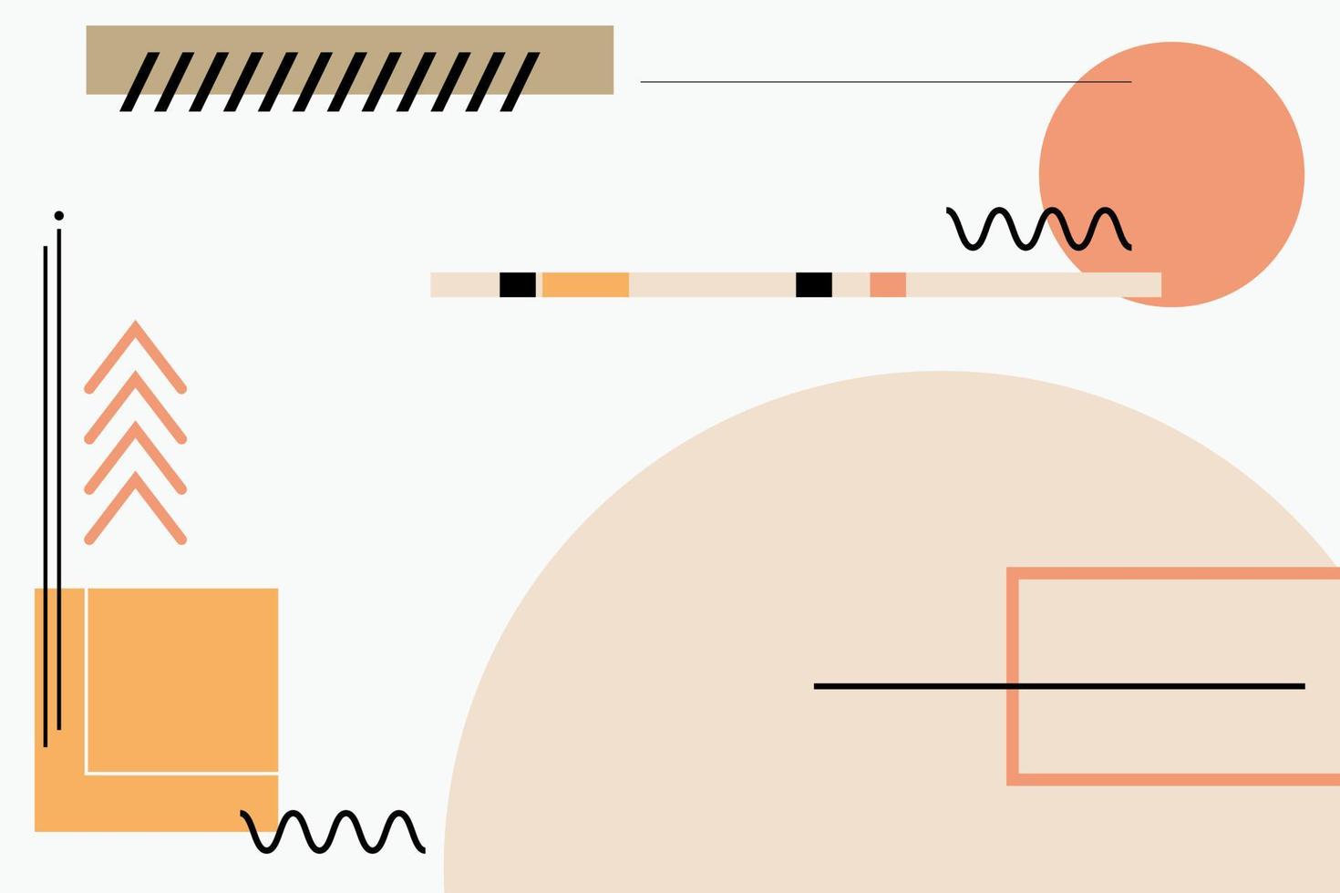 antecedentes resumen geométrico línea gráfico formas, moderno hipster circulo triángulo modelo aplicable para pancartas, pancartas, carteles, volantes vector