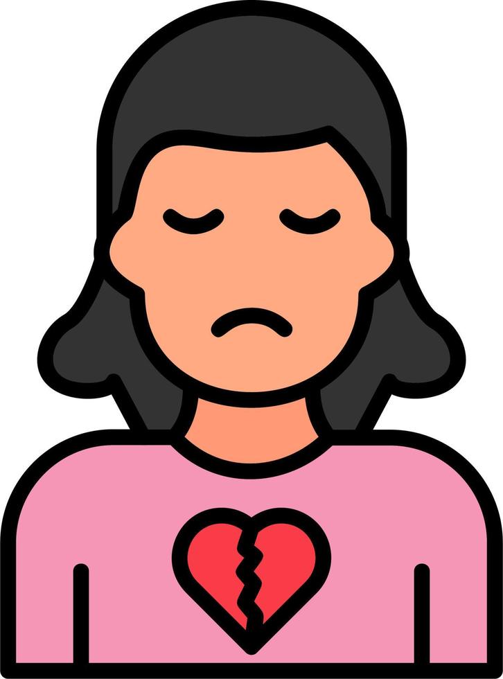 Broken Heart Vector Icon