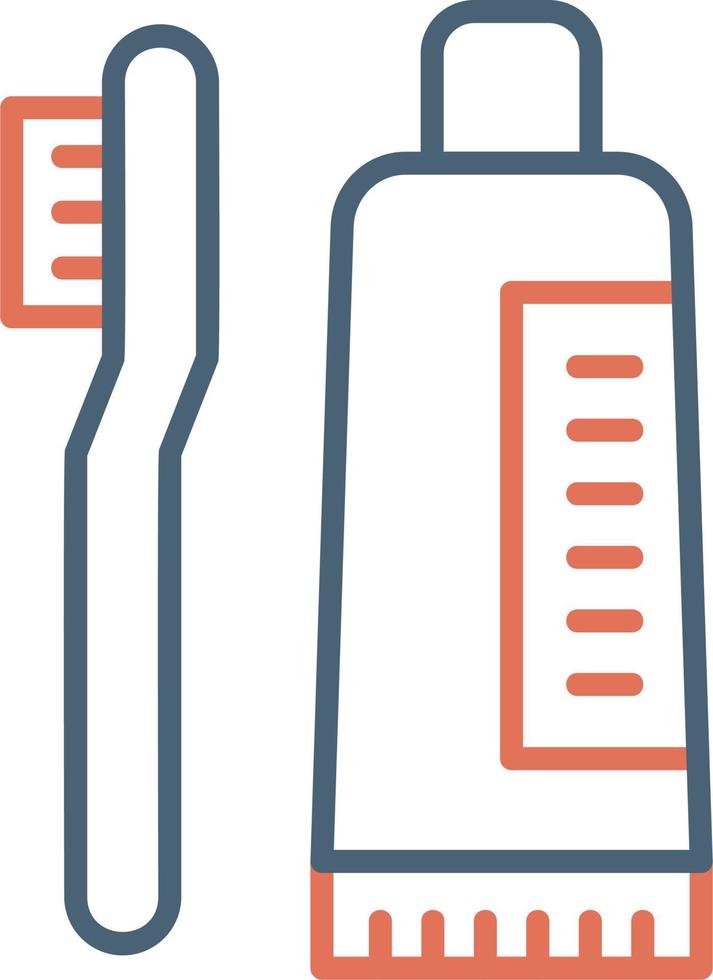 Tooth Cleaning Vector Icon