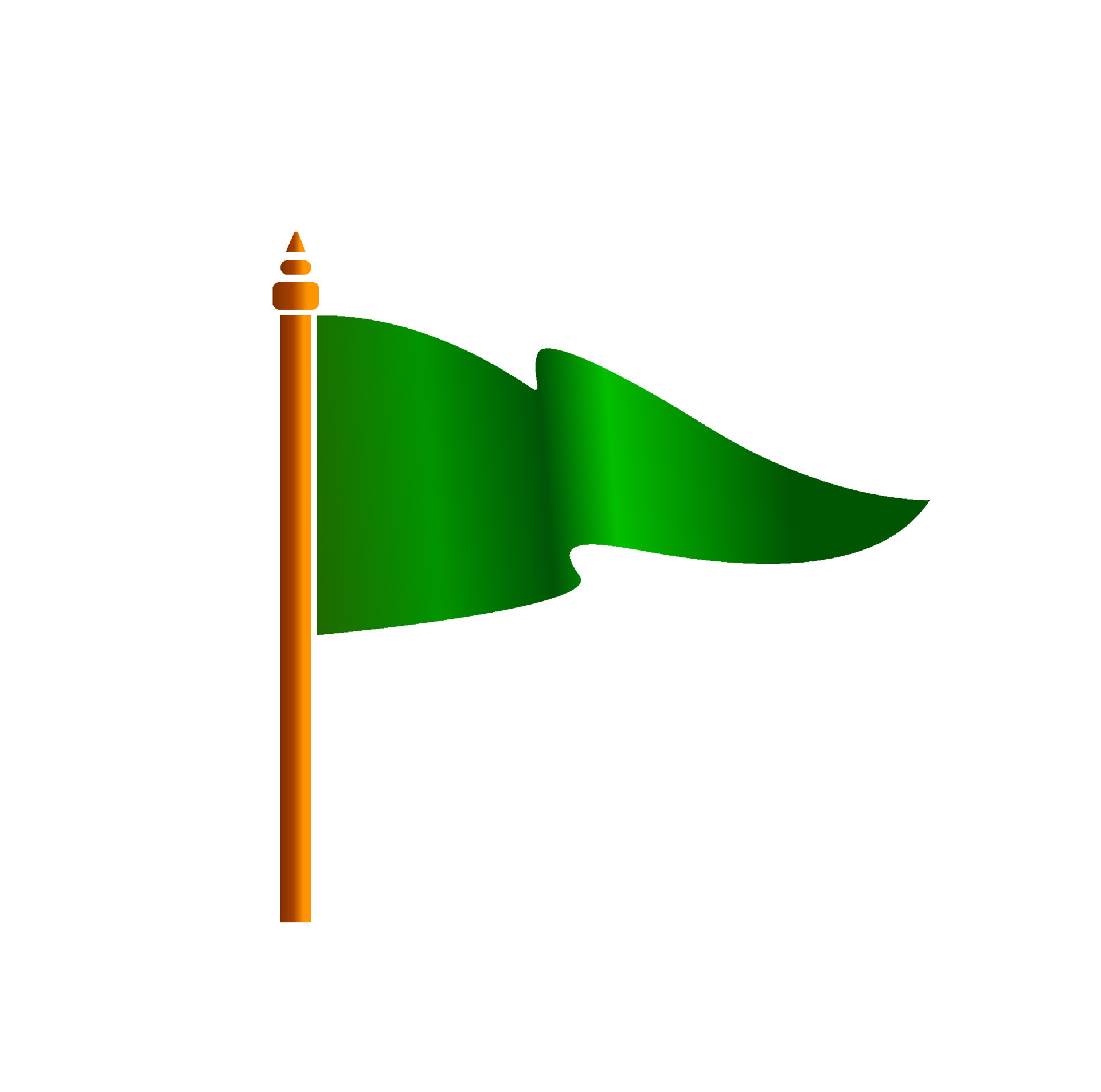 Green flag vector icon on white color. 20291484 Vector Art at Vecteezy