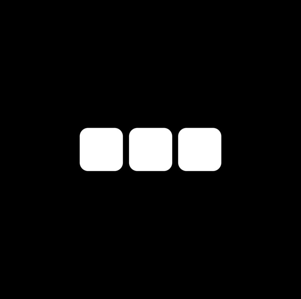 Tree white curved square with horizon line vector. Tree squares icon. vector