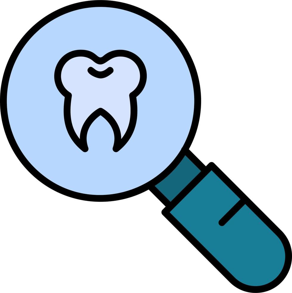 Dental checkup Vector Icon