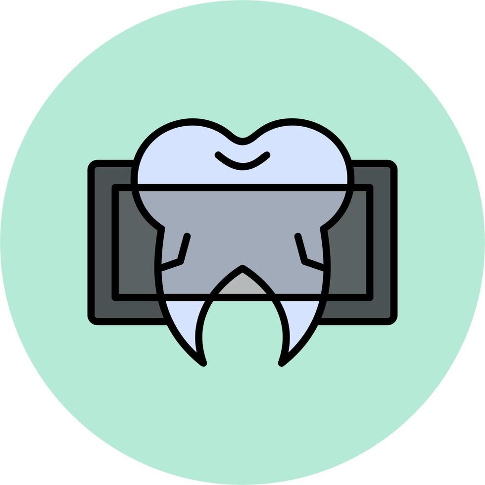 Dental X Ray Vector Icon