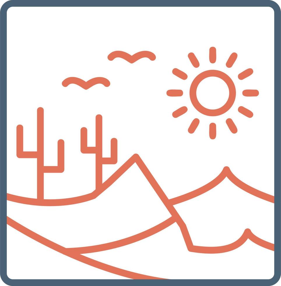 Desert Vector Icon