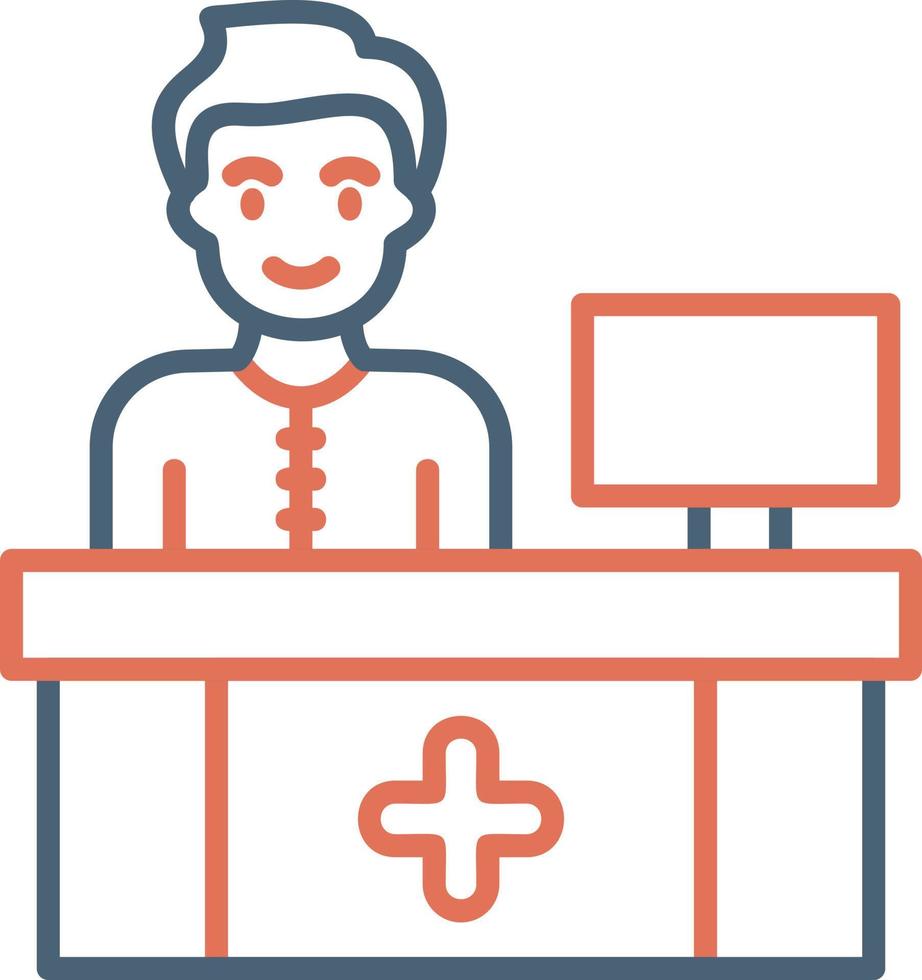 Receptionist Vector Icon 20291973 Vector Art at Vecteezy