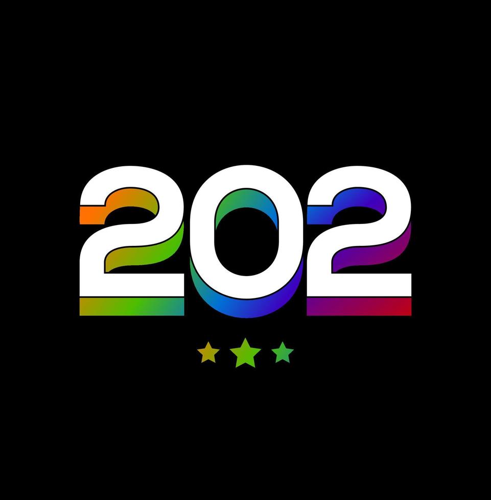 202 numeros diseño no negro antecedentes. vector