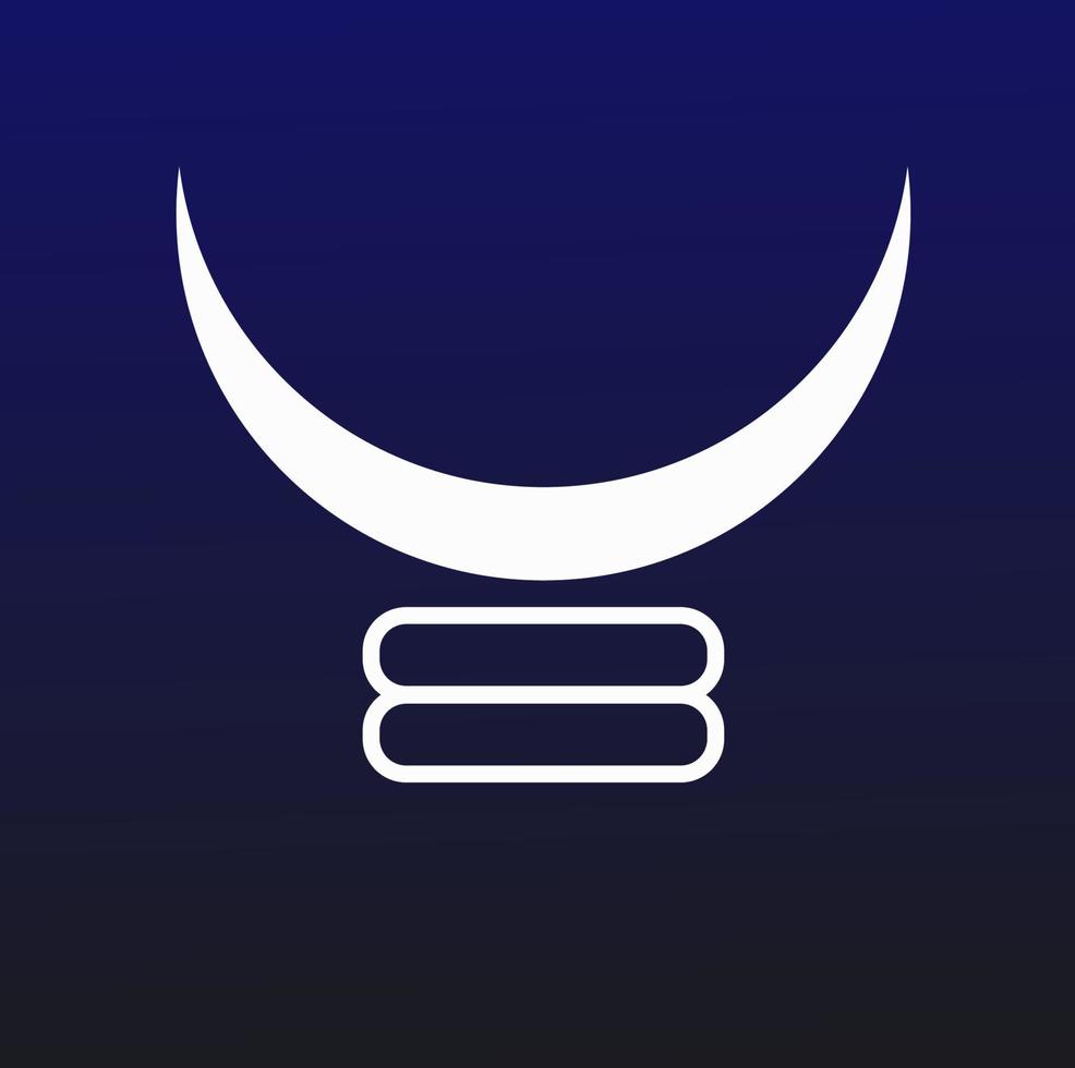 Mahashivaratri mahesh moon and tilak vector
