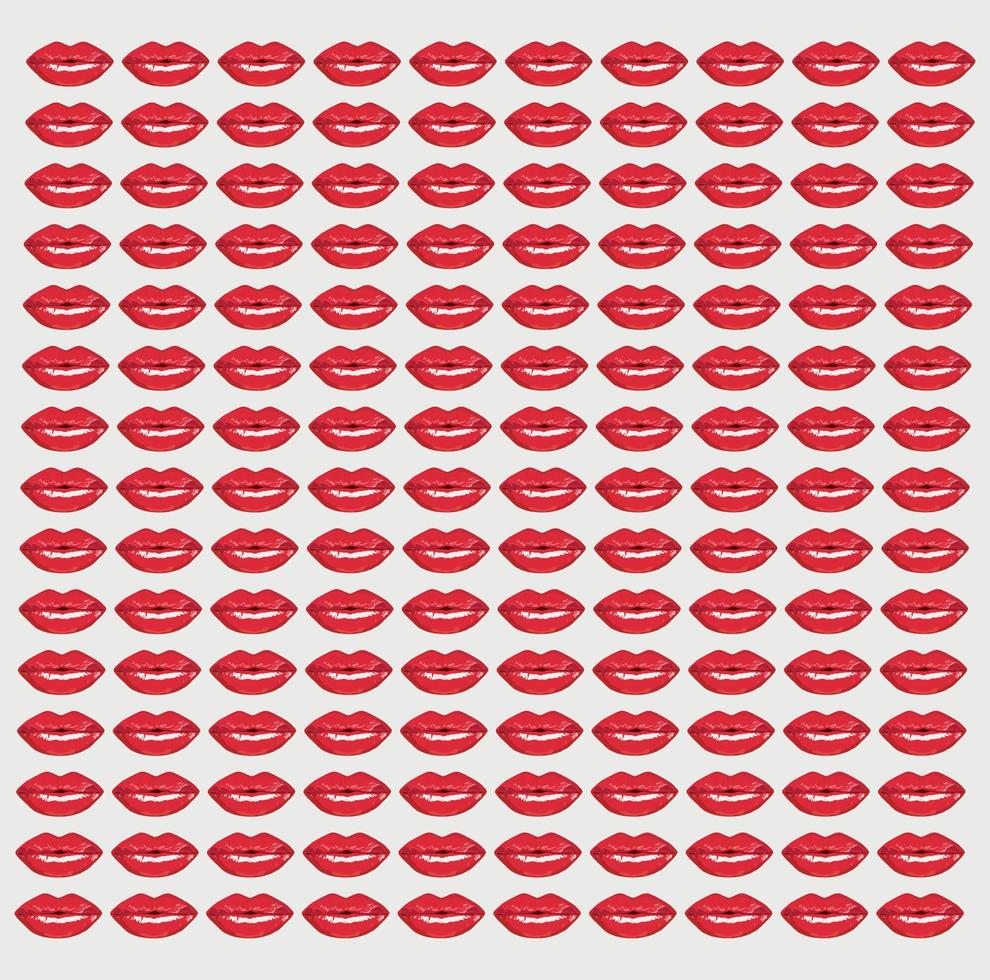 Red Lips background texture. lips background vector. vector