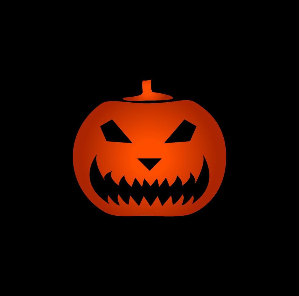 Víspera de Todos los Santos calabaza vector icono. contento Víspera de Todos los Santos.