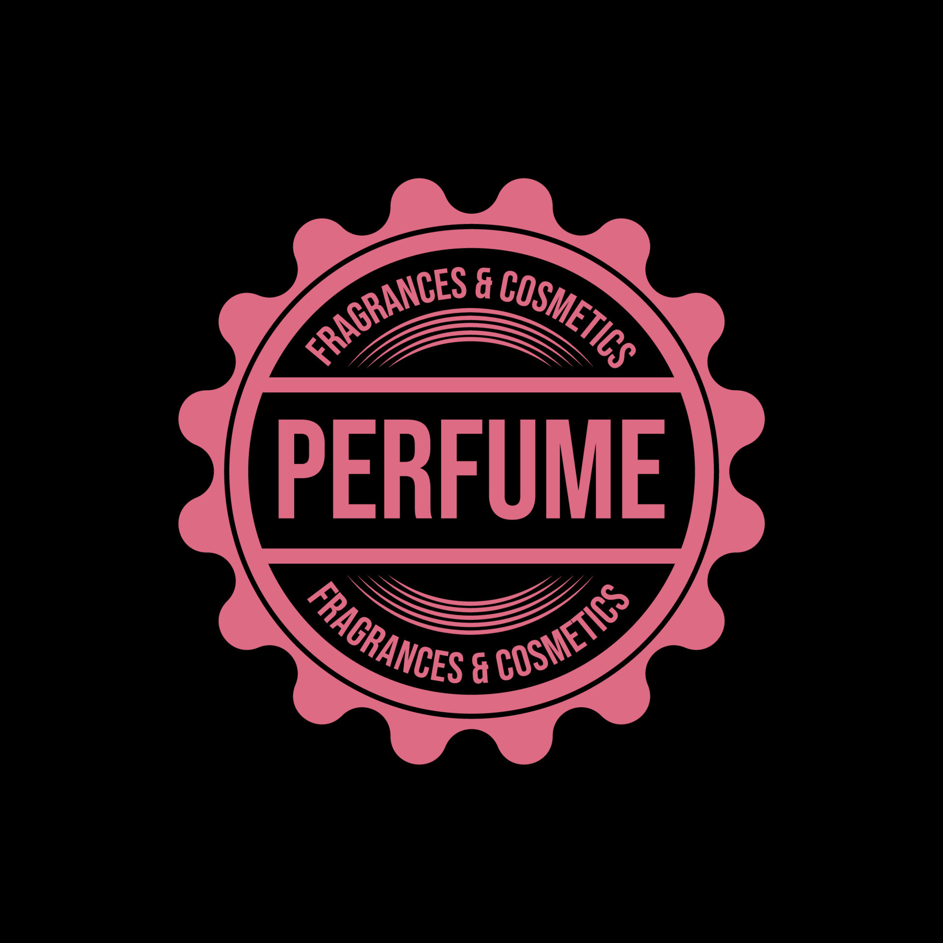 Perfume brand name monogrm 20292685 Vector Art at Vecteezy