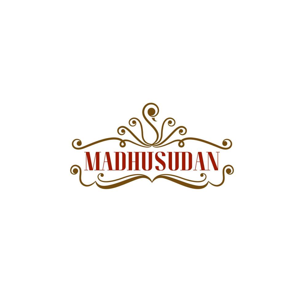 Madhusudan sweet mart logo. Madhusudan is a lord krishna name ...