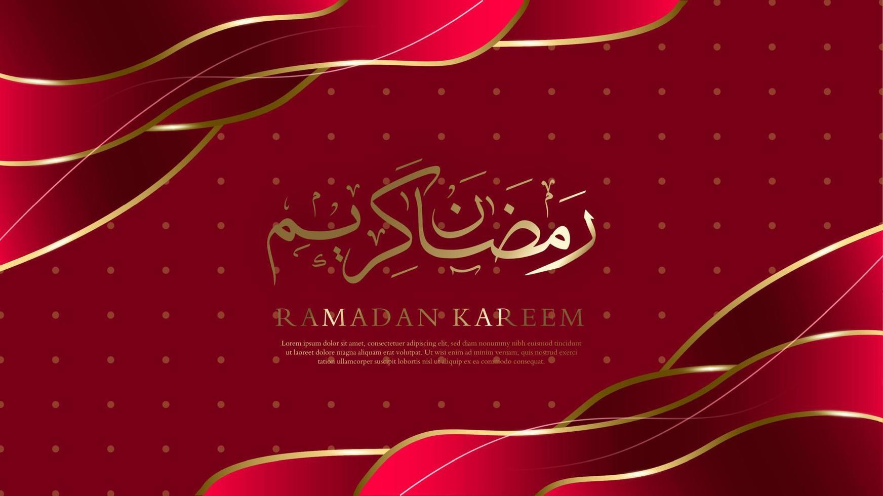 Creative Ramadan banner and background vector