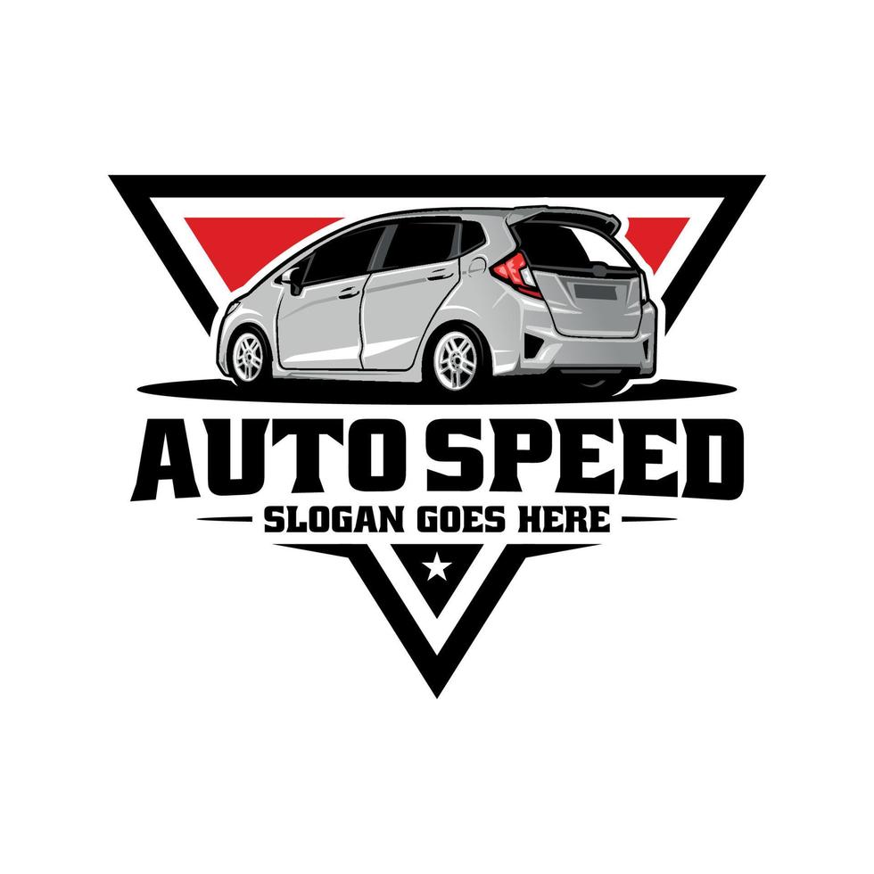 auto car illustration logo vector
