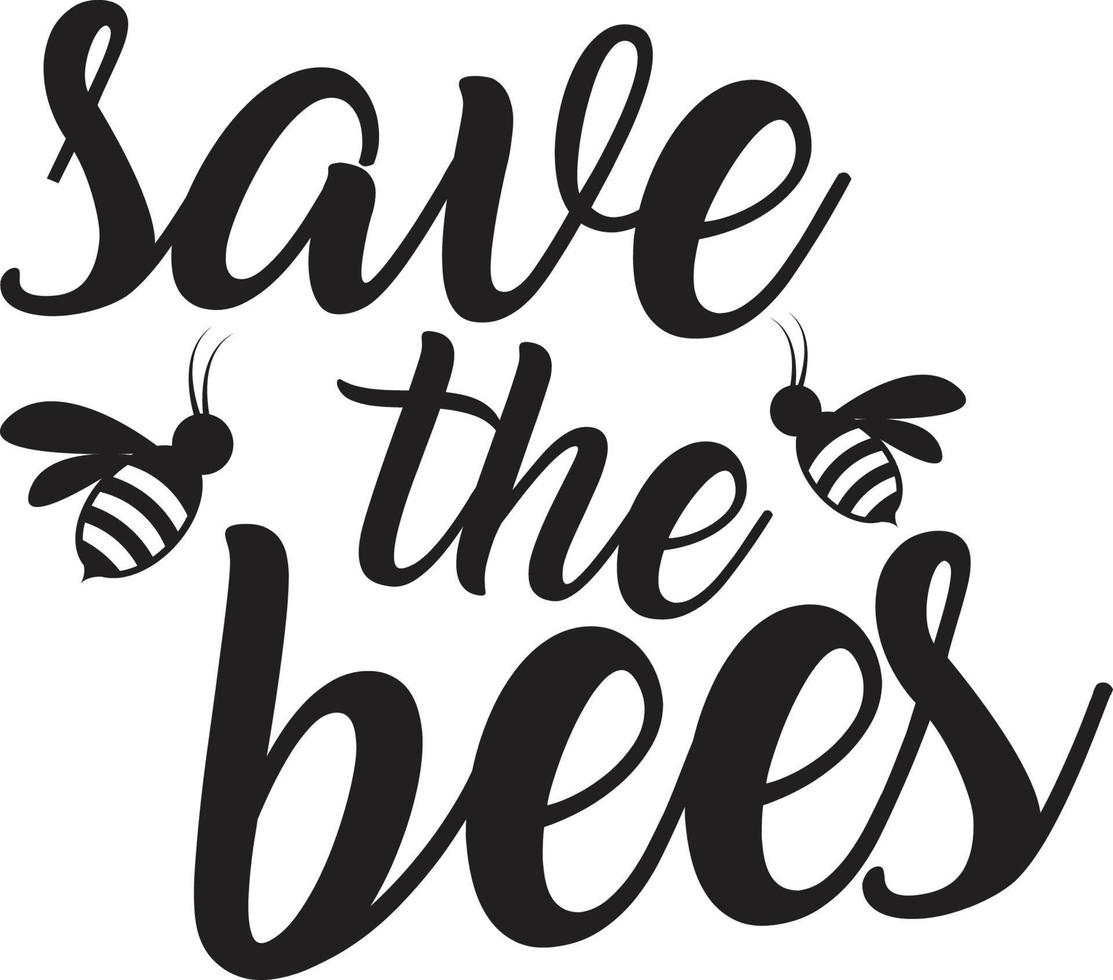 Bee T-shirt Design vector