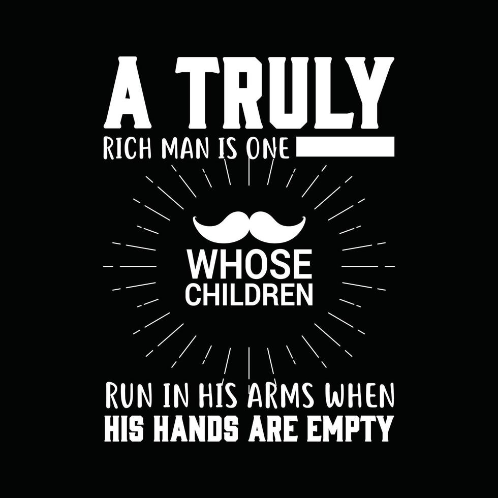 Father T-shirt Design vector
